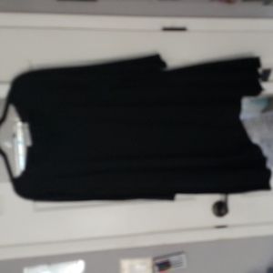 Black Shirt with knotting front